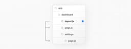이제는 파일 이름까지 정해진 대로 써야 합니다! (layout.js, page.js 등등…)